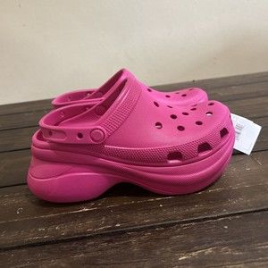 NWT Crocs Classic Bae Clog Platform Women’s Size 8 Shoes Y2K Candy Pink Sandal